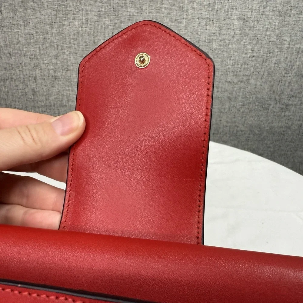 Bellorita Bull PX (PiXiu)‎ Red Continental Leather Wallet Red/Black/Gold
